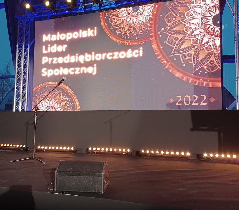 Wyróżnienie w konkursie Małopolski Lider Przedsiębiorczości Społecznej 2022!